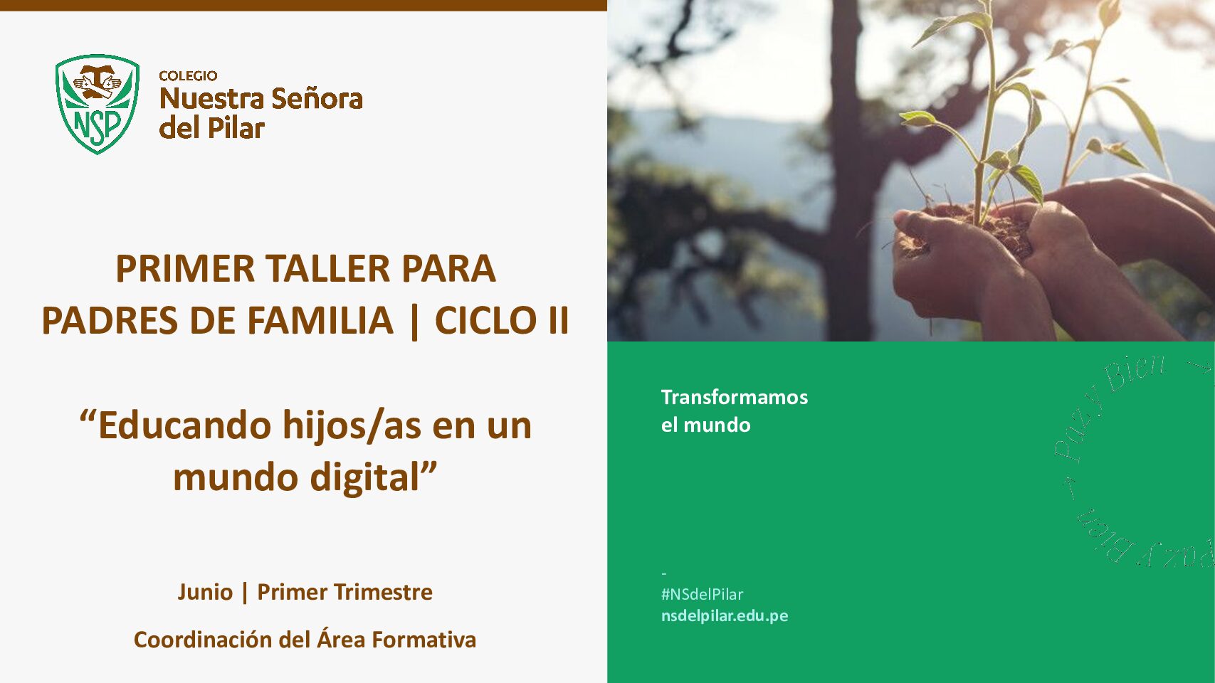 Taller PPF 1er Trimestre | CICLO II